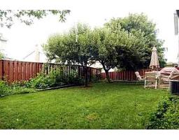 Backyard of the house for sale in Newmarket, province of Ontario