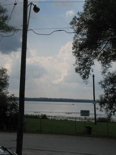 View from the house to Simcoe Lake