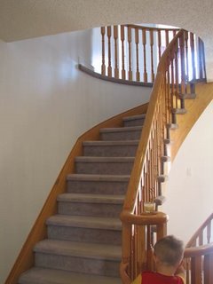 Real estate property in Canada: stairs